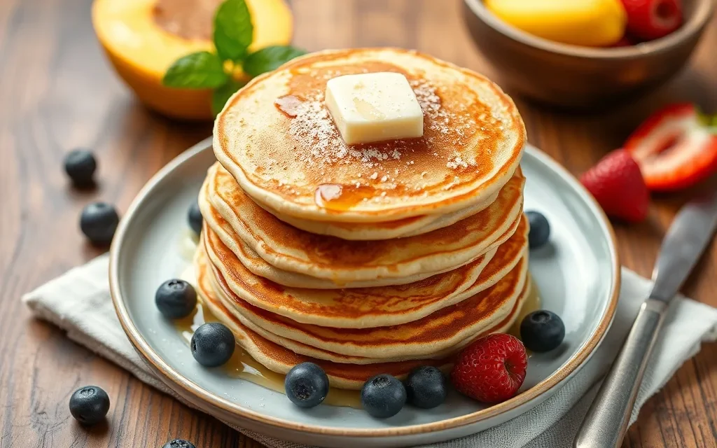Découvrez la recette pancakes → Préparez des pancakes épais et moelleux avec cette recette pancakes simple et inratable.
