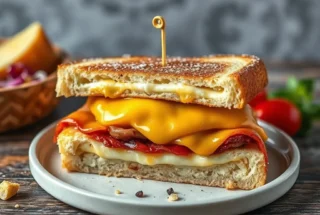 Délicieux croque monsieur → Croque Monsieur Croustillant et Ultra Gourmand à réaliser chez soi