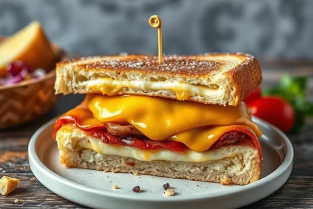 Délicieux croque monsieur → Croque Monsieur Croustillant et Ultra Gourmand à réaliser chez soi