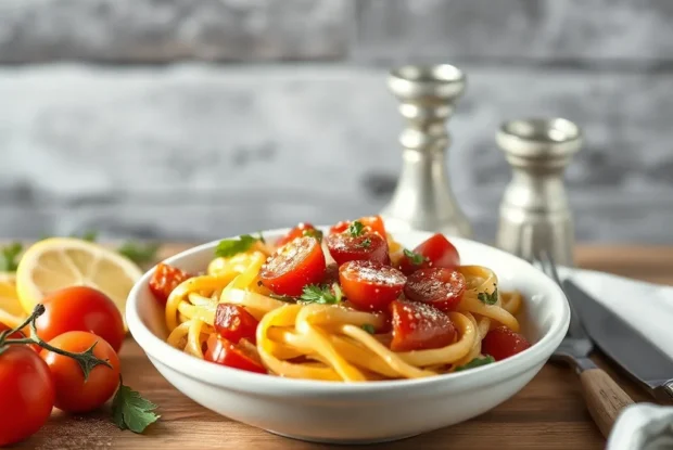 Découvrez les Linguines Crémeuses aux Saveurs Italiennes en 5 Étapes