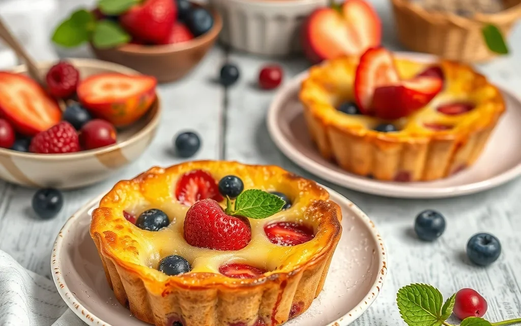 Clafoutis Moelleux aux Fruits de Saison : Un Délice Épicé à Réaliser Facilement