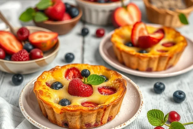 Clafoutis Moelleux aux Fruits de Saison : Un Délice Épicé à Réaliser Facilement