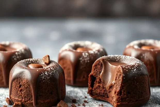 Délice Irresistible : Moelleux au Chocolat → Moelleux au Chocolat au Cœur Fondant