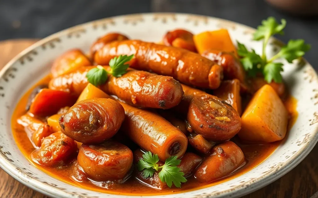 Maîtrisez le rougail saucisse → Le rougail saucisse est un plat épicé et généreux venu de La Réunion. en 5 étapes
