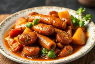 Maîtrisez le rougail saucisse → Le rougail saucisse est un plat épicé et généreux venu de La Réunion. en 5 étapes