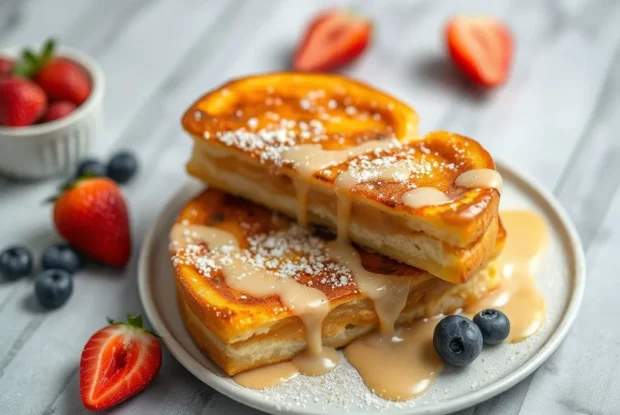Recette Pain Perdu Gourmand et Caramélisé : Un Délice à Chaque Bouchée