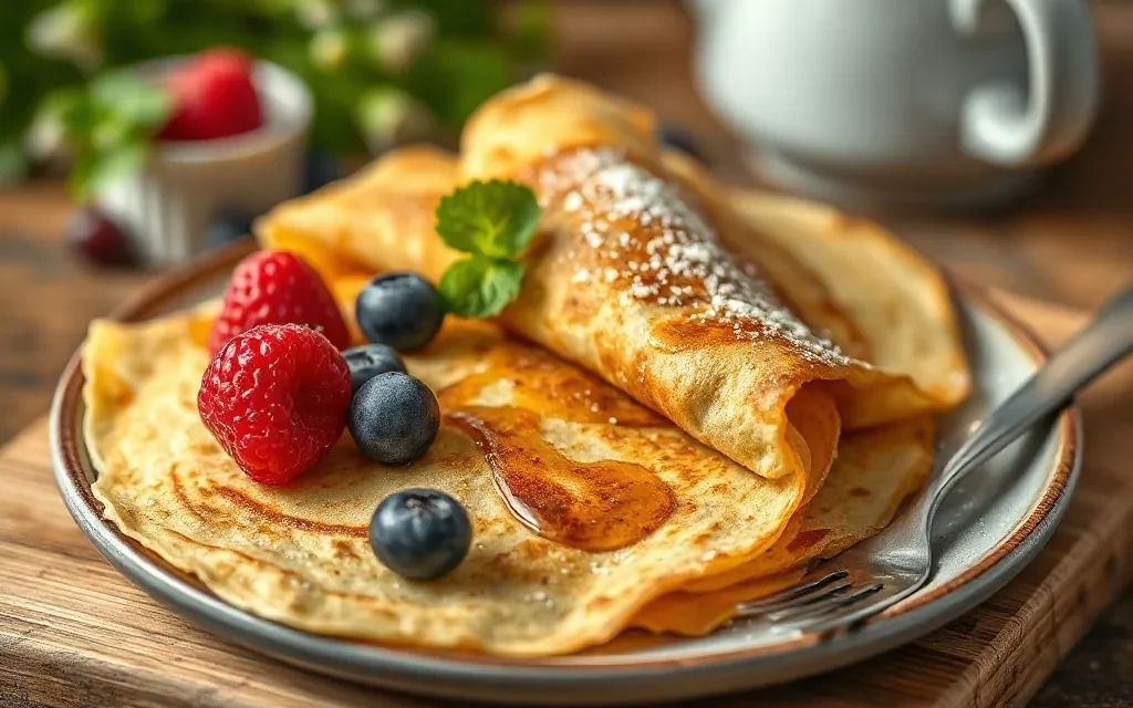 Crêpes recette → Crêpes Recette Facile pour un Petit Déjeuner Gourmand en Famille
