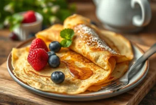 Crêpes recette → Crêpes Recette Facile pour un Petit Déjeuner Gourmand en Famille