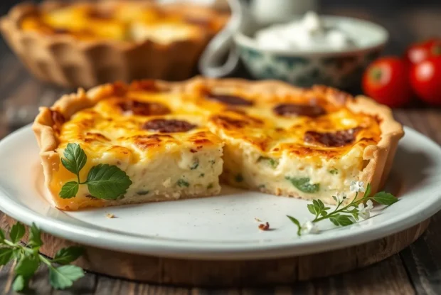 Recette quiche lorraine → Recette Quiche Lorraine Facile et Délicieuse à Réaliser
