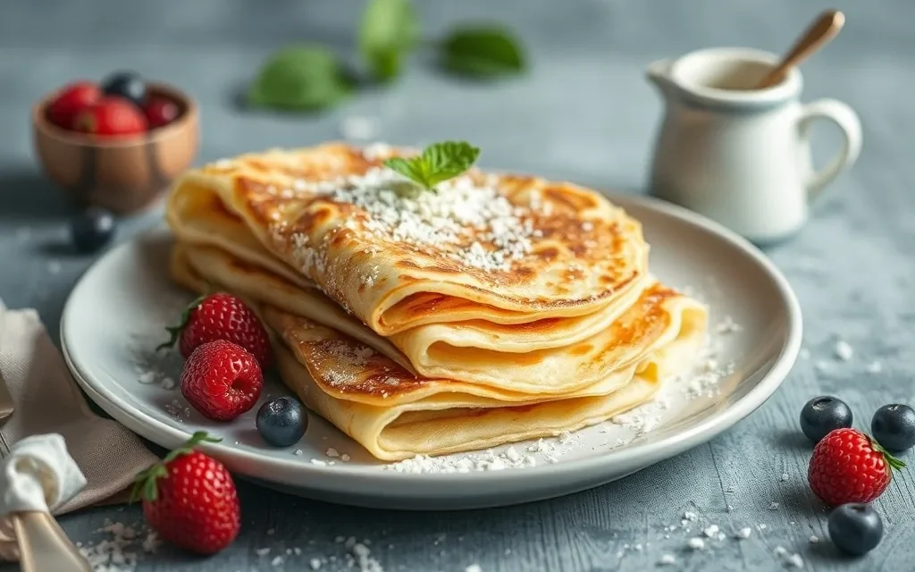 Crêpes Recette Facile pour un Petit Déjeuner Gourmand à Réaliser Rapidement
