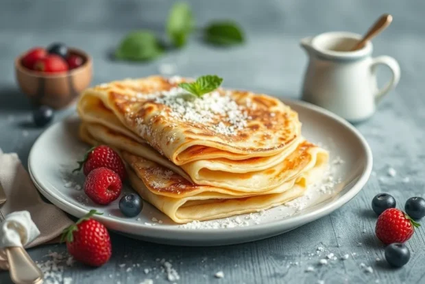 Crêpes Recette Facile pour un Petit Déjeuner Gourmand à Réaliser Rapidement