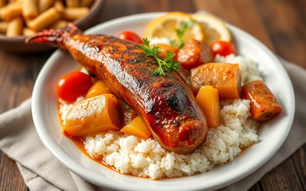 Découvrez le rougail saucisse → Le rougail saucisse est un plat épicé et généreux venu de La Réunion : Guide Pratique